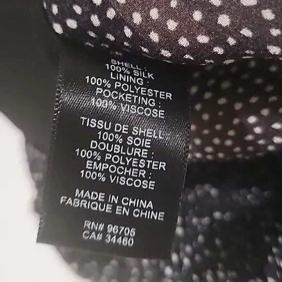 Rebecca Taylor Pebble Print Silk Chiffon Jumpusit - Picture 12 of 15